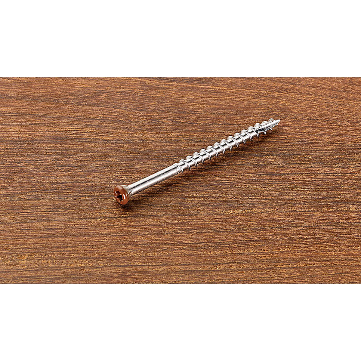 Starborn - STX34T07162 - Headcote No. 7 X 1-5/8 In. L Brown Star Trim Head Deck Screws 350 Pack