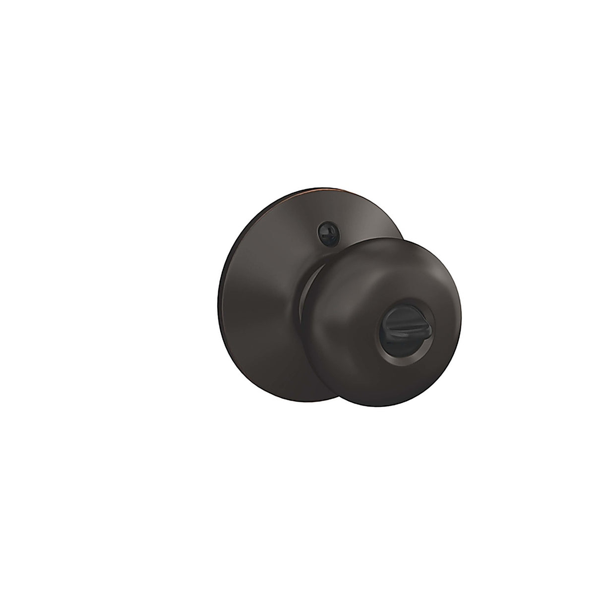 Schlage - F51PLY716K4D - Plymouth Aged Bronze Entry Knobs Kd4 1-3/4 In.