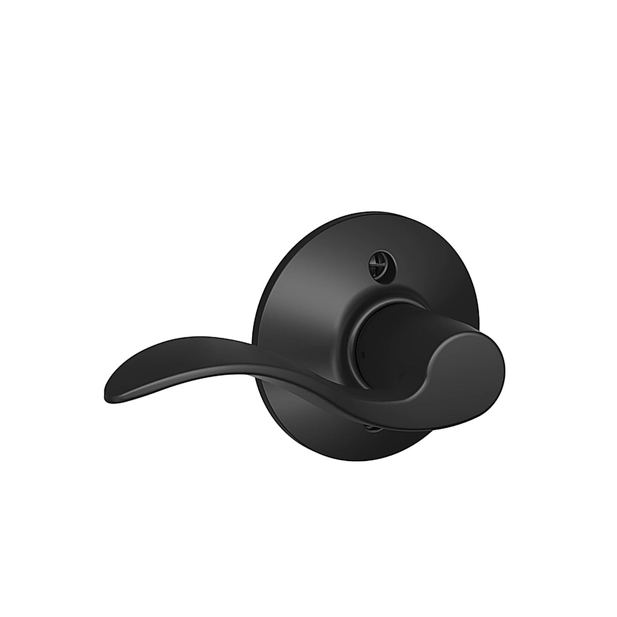 Schlage - F170ACC622RH - Accent Matte Black Dummy Lever Right Handed