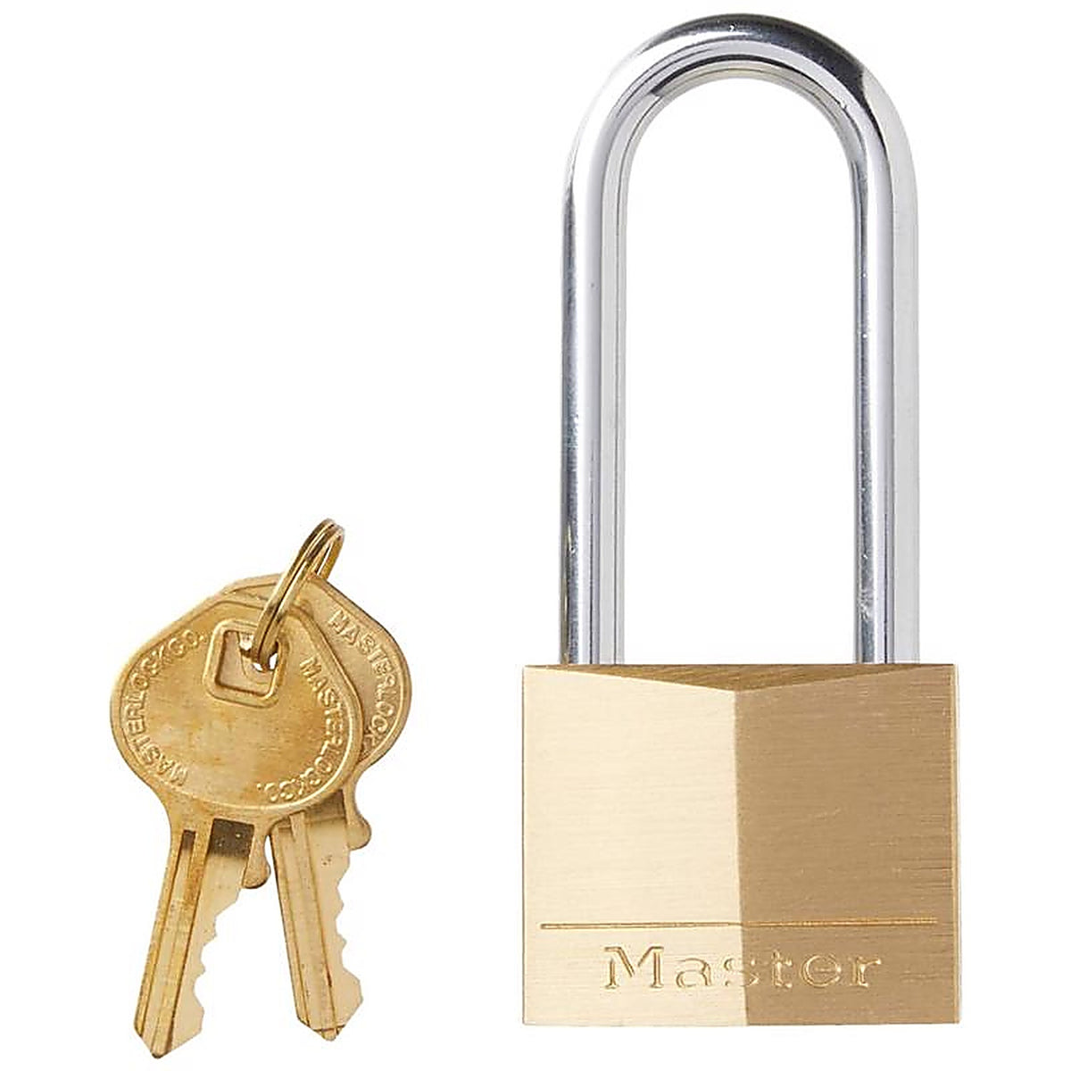 Master Lock - 140KAD 1G008 - 1-9/16 In. W Brass 4-Pin Cylinder Exterior Padlock