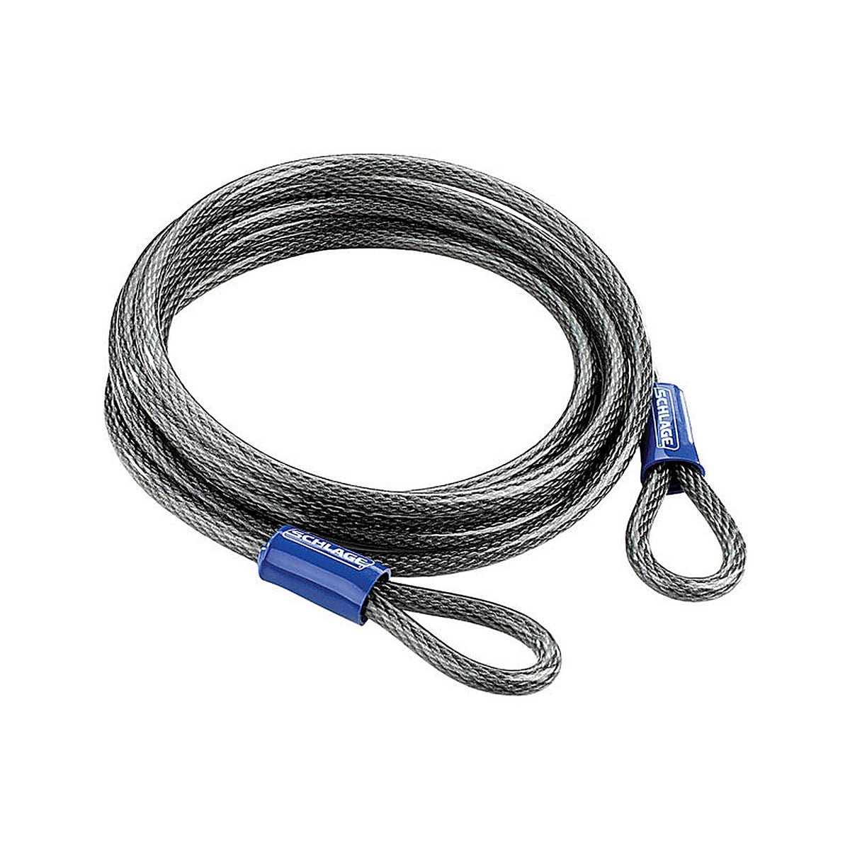 Schlage - 999263 - 3/8 In. W X 15 Ft. L Steel Double Locking Double Loop Cable