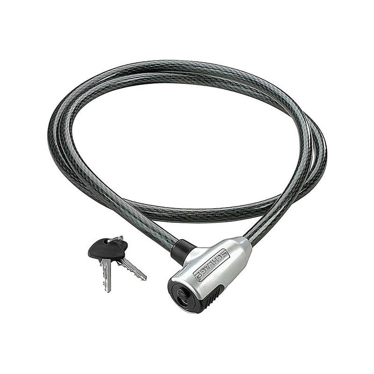 Schlage - 999218 - 60 In. H X 1/2 In. W X 5 Ft. L Steel Key Cable Lock