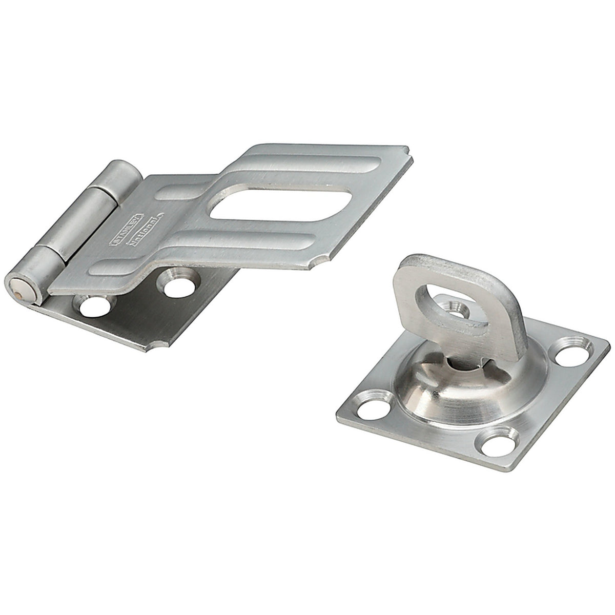 National Hardware N348-847 Stainless Steel 3-1/4 in. L Safety Hasp 1/Pack