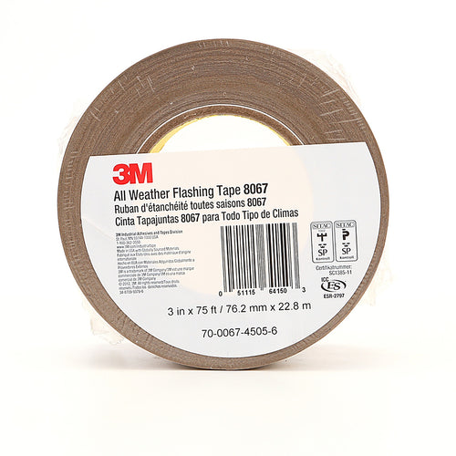 3M - 8067-3 - 3 In. W X 75 Ft. L Flashing Tape 3 In.