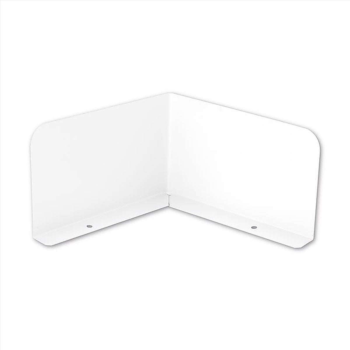 Amerimax - 25074HP - 3 In. H X 0.5 In. W X 9 In. L White Aluminum K Gusher Guard