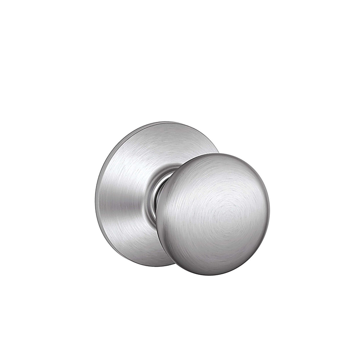 Schlage - F10PLY626 - Plymouth Classic Satin Chrome Passage Door Knob Right or Left Handed