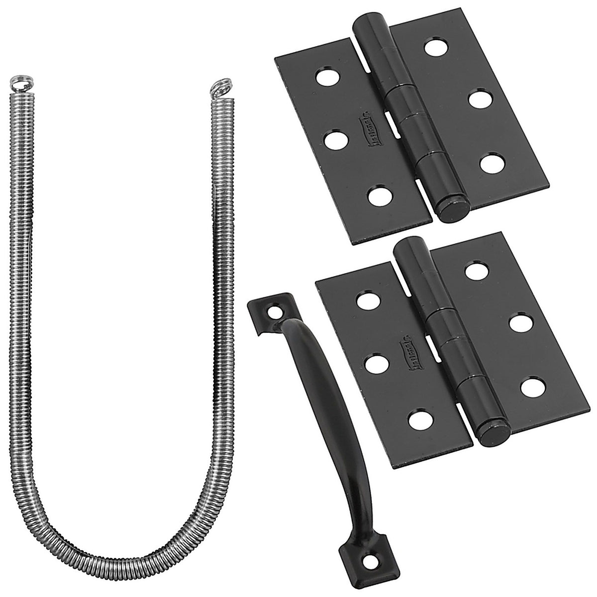 National Hardware - N107-409 - V90 Series Galvanized Black Steel Screen/Storm Door Hardware Set 1 Pack