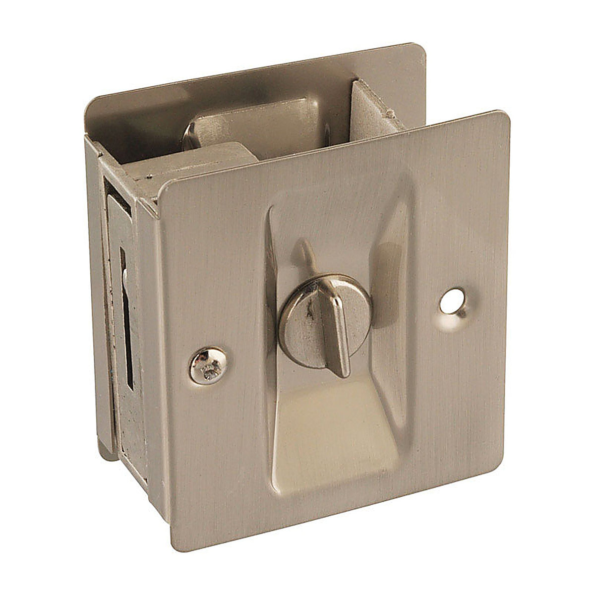 National Hardware N326-272 Satin Nickel Silver Brass Pocket Door Latch 1/Pack
