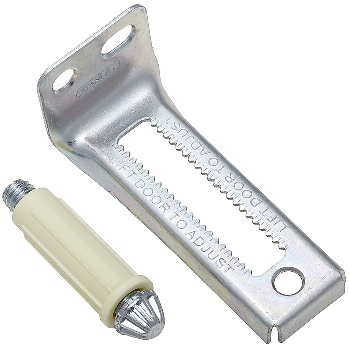 National Hardware N344-945 Zinc-Plated Silver Plastic/Steel Folding Door Bottom Pivots 1/Pack