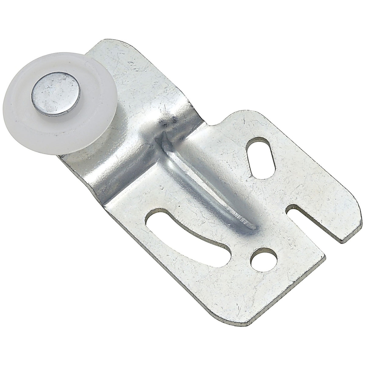 National Hardware N344-879 Zinc-Plated Silver Plastic/Steel Sliding Door Hangers 2/Pack