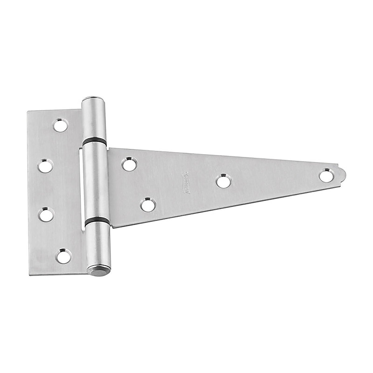 National Hardware - N342-519 - 6 In. W X 6 In. L Silver Stainless Steel Heavy Duty T Hinge 1 Pack