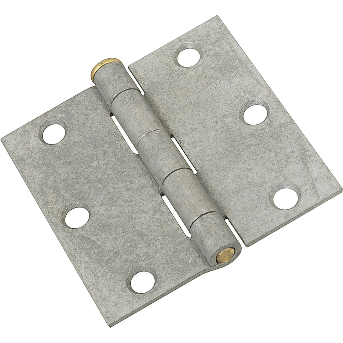 National Hardware N208-835 3 in. W x 3 in. L Galvanized Silver Steel Broad Hinge 2/Pack