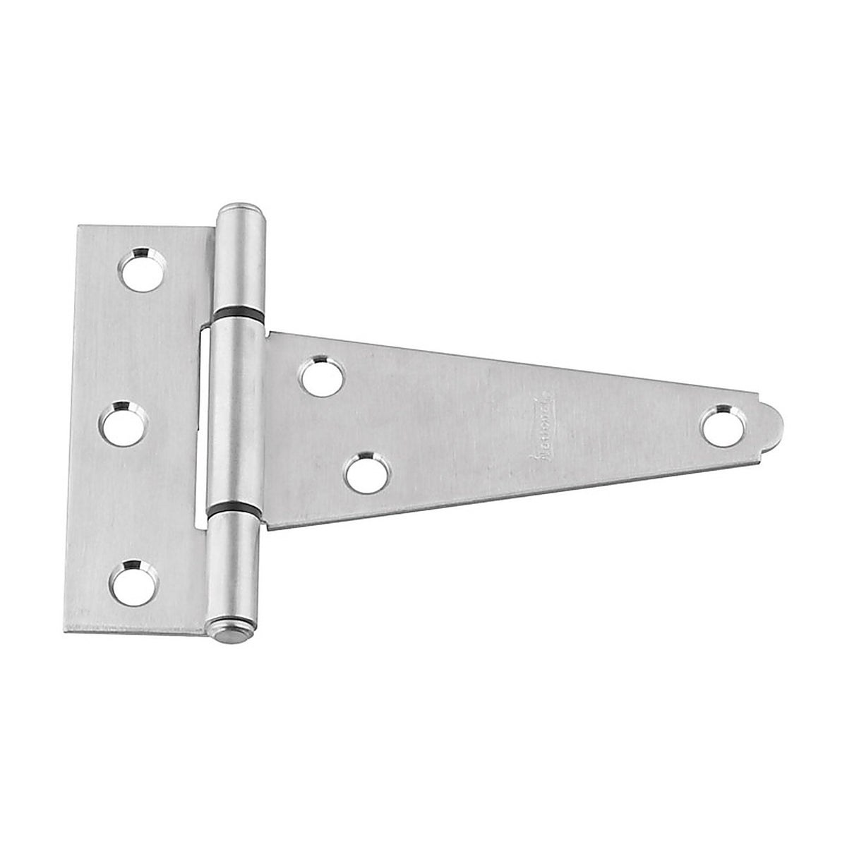 National Hardware - N342-501 - 4 In. W X 4 In. L Silver Stainless Steel Heavy Duty T Hinge 1 Pack