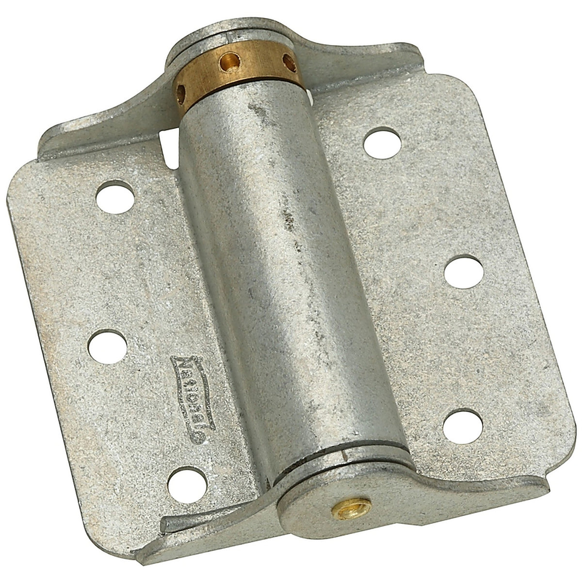 National Hardware - N115-105 - 3 In. W X 3 In. L Galvanized Silver Steel Spring Hinge 2 Pack