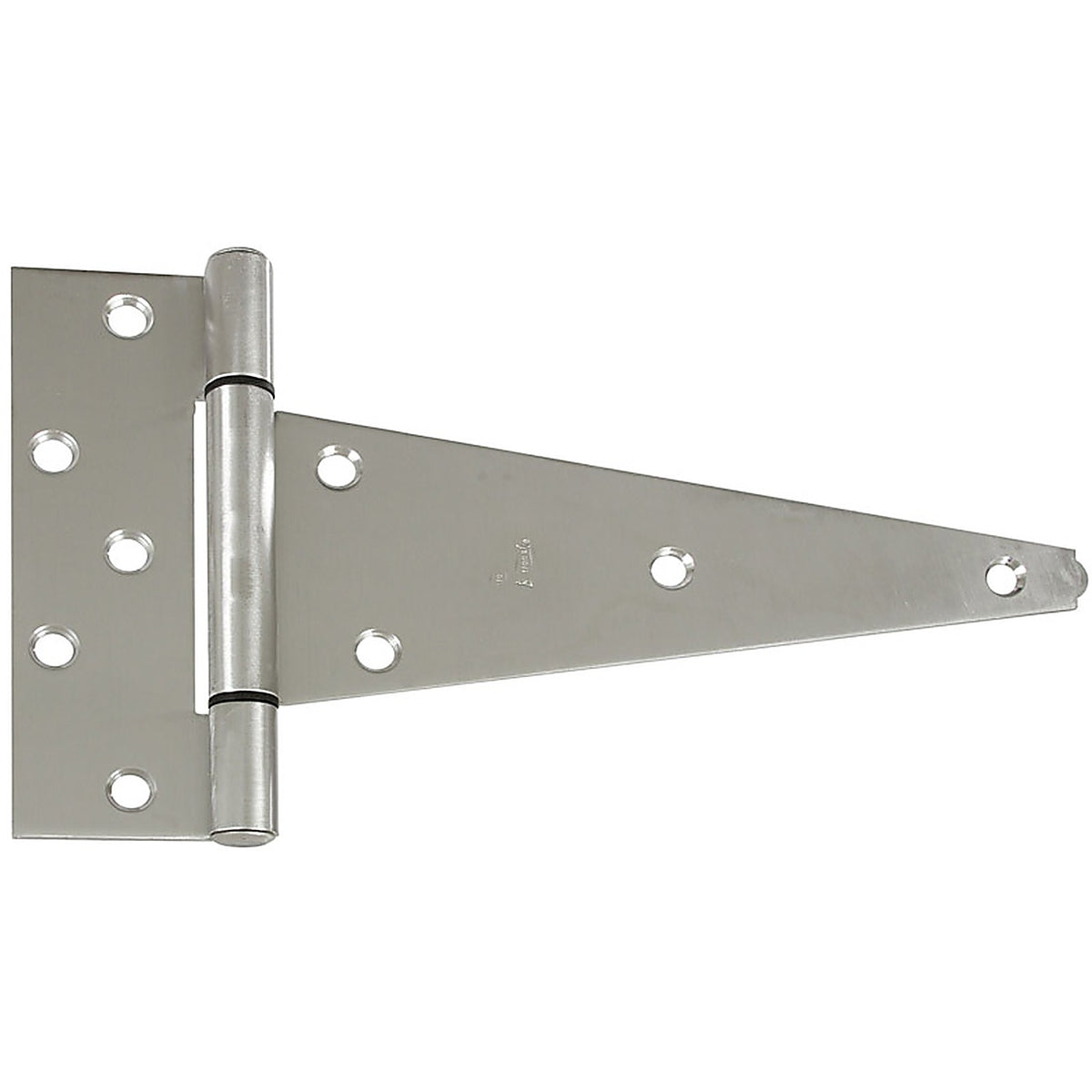 National Hardware - N342-535 - 10 In. W X 10 In. L Stainless Steel Stainless Steel Heavy Duty T Hinge 1 Pack