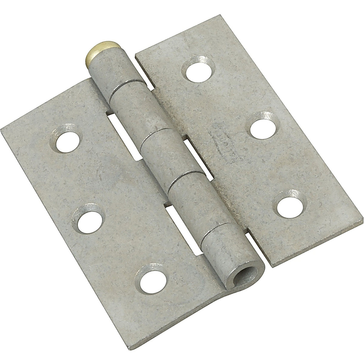 National Hardware N208-850 2-1/2 in. W x 3 in. L Galvanized Silver Steel Broad Hinge 2/Pack