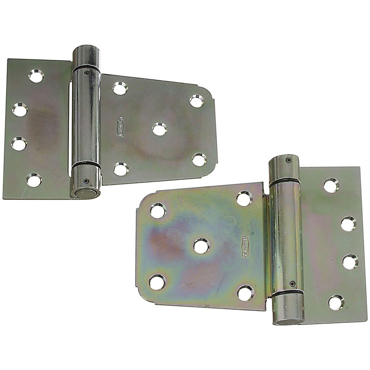 National Hardware - N342-584 - 3-1/2 In. L Zinc-Plated Steel Extra Heavy Auto-Close Gate Hinge Set 1 Pack