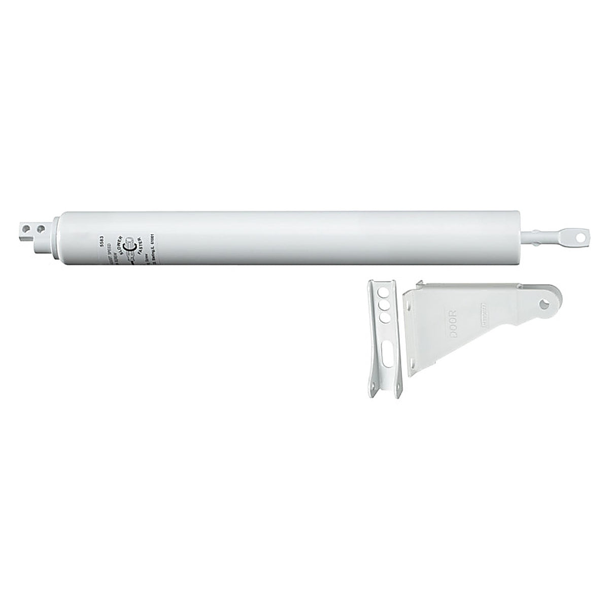 National Hardware - N213-207 - White Steel Pneumatic Screen/Storm Door Closer