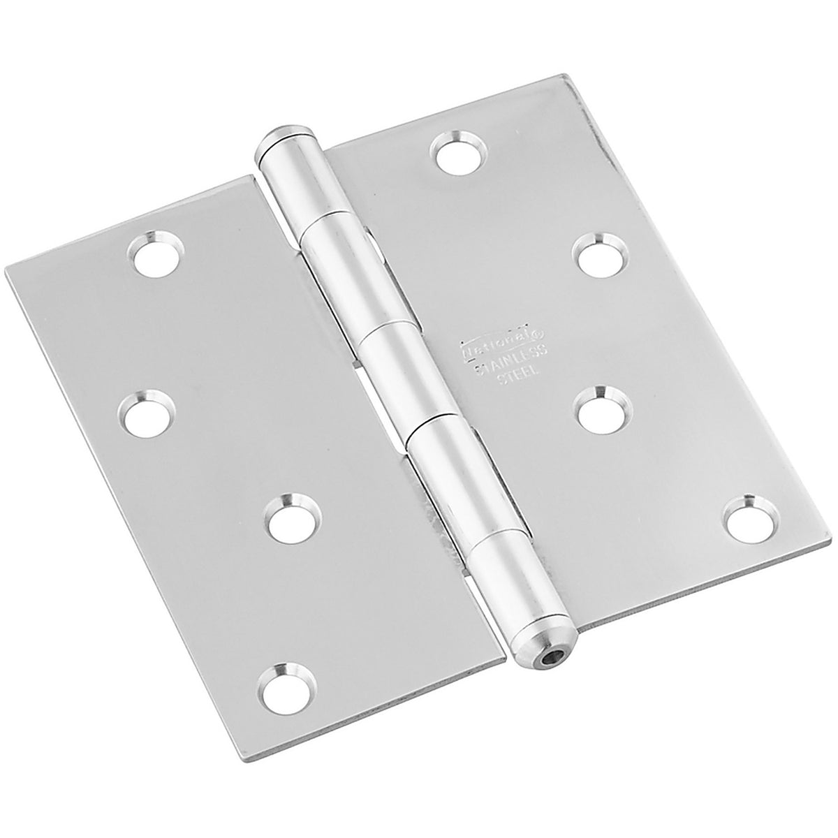 National Hardware - N830-276 - 4 In. L Stainless Steel Door Hinge 1 Pack