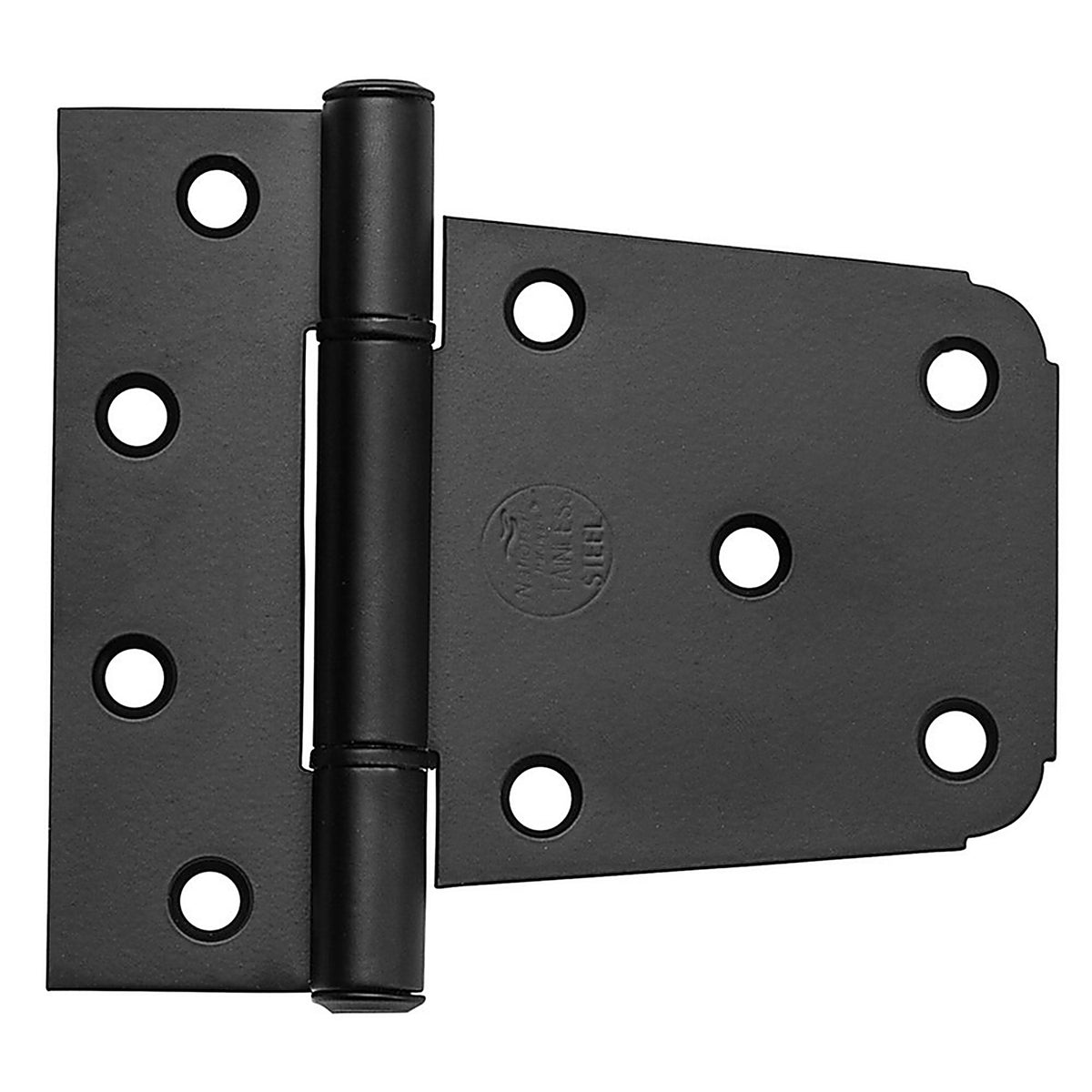 National Hardware N109-021 3-1/2 in. L Matte Black Stainless Steel Extra Heavy Gate Hinge 1/Pack
