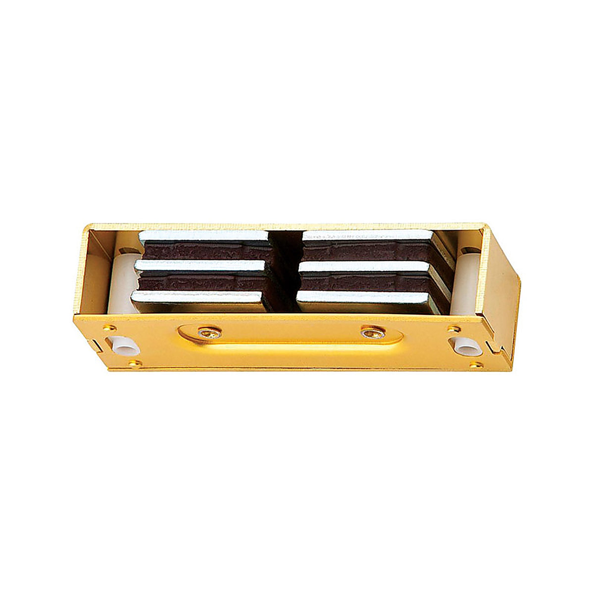 Ives - 327A3 - 1 In. H X 3-1/8 In. W X 3/4 In. D Polished Brass Aluminum Magnetic Catch