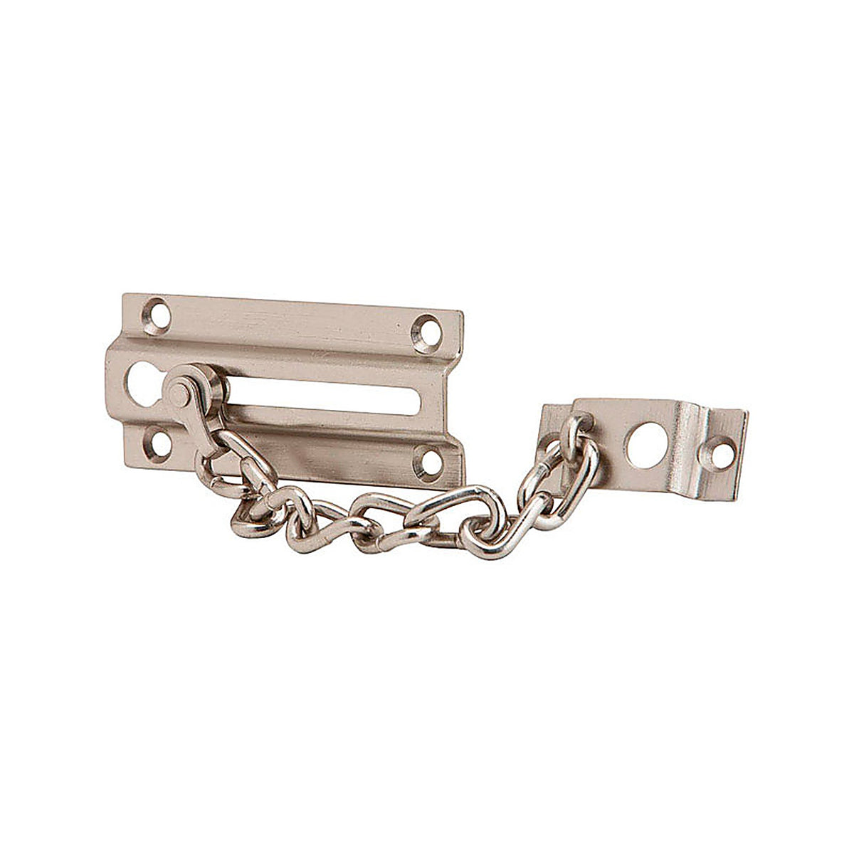 Ives - 481F15 - 1-7/16 In. H X 3-3/8 In. L Satin Nickel Brass Chain Door Guard
