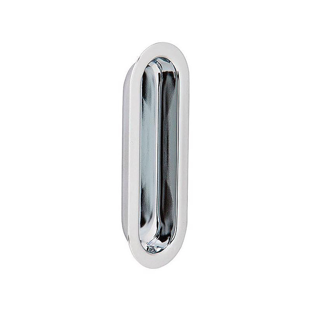 Ives - 223B26 - 3-9/16 In. L Bright Chrome Silver Brass Flush Mortise Finger Pull