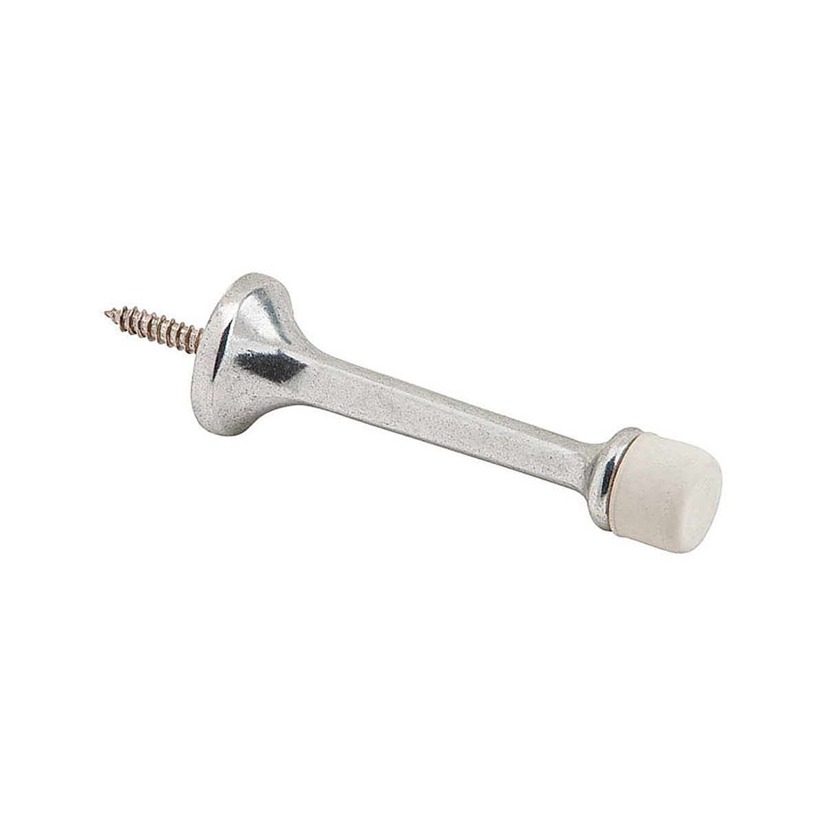 Ives - 61A92 - 3-1/8 In. W X 7/8 In. L Aluminum Metallic Door Stop Mounts to Wall