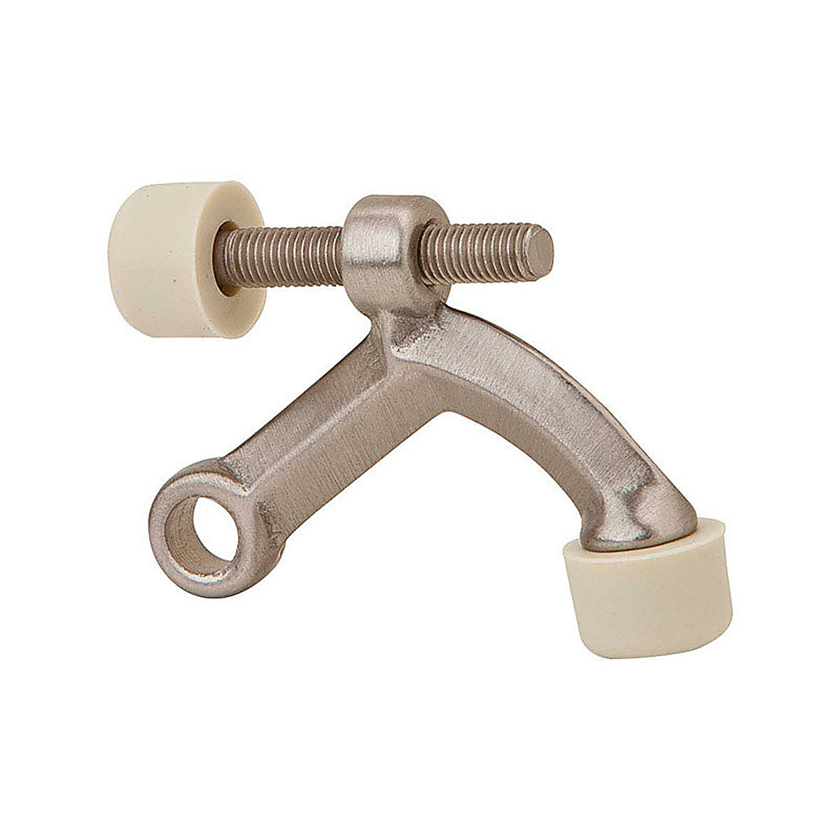 Ives - 70B15 - 0.6 In. W X 3 In. L Brass Satin Nickel Hinge Pin Door Stop Mounts to Door