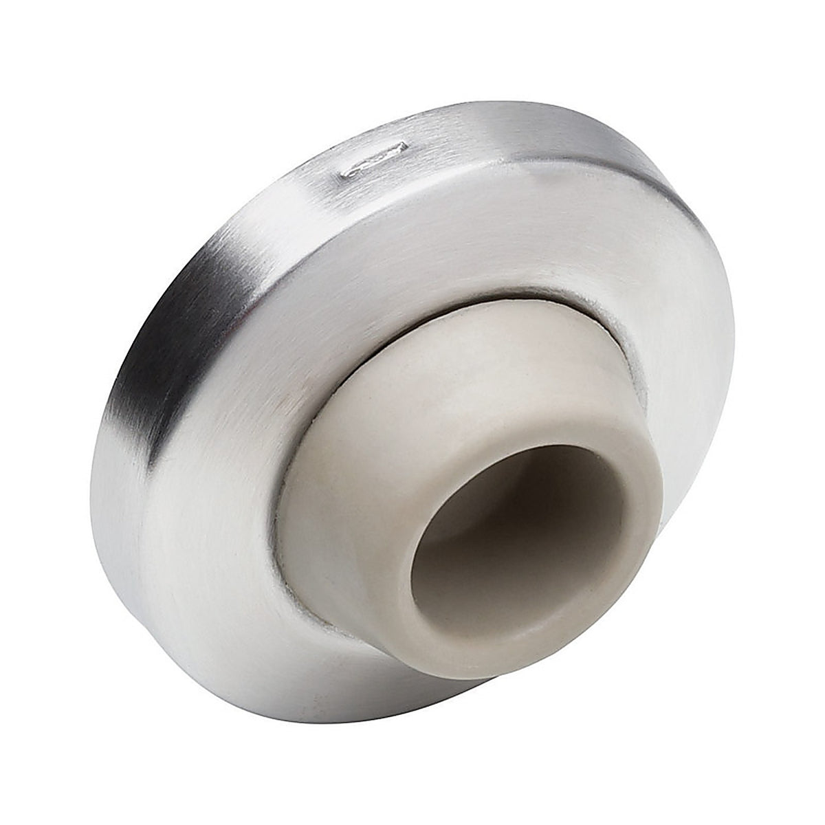 Ives - 407 1/2 B26D - 2-1/2 In. W X 3/8 In. L Brass Satin Chrome Silver Wall Door Stop Mounts to Wall
