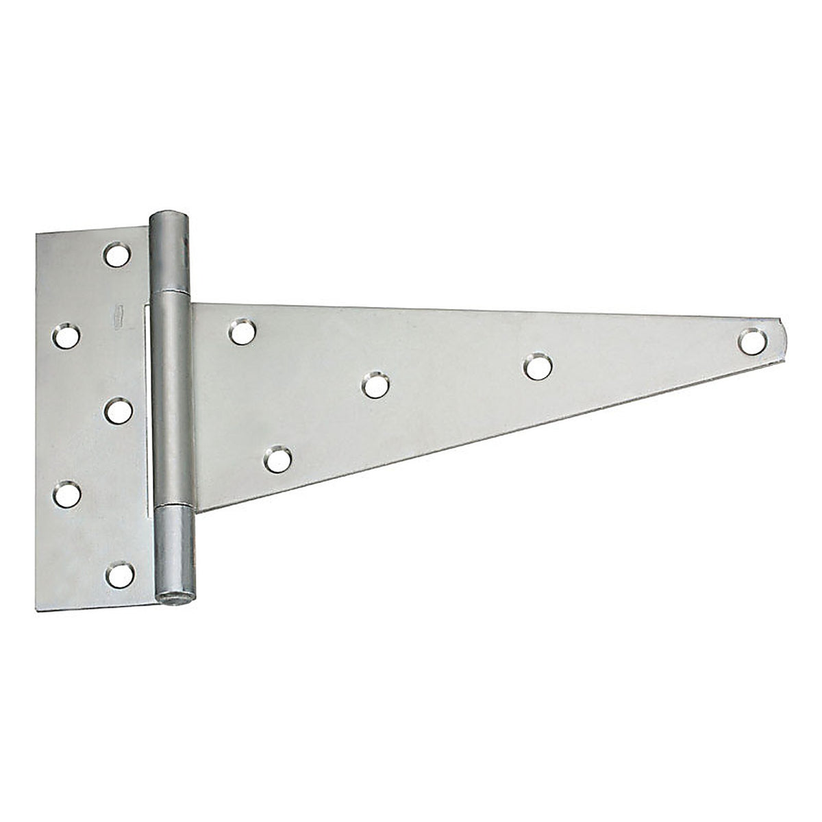 National Hardware - N128-959 - 12 In. W X 12 In. L Zinc Plated Steel Heavy Duty T Hinge 1 Pack