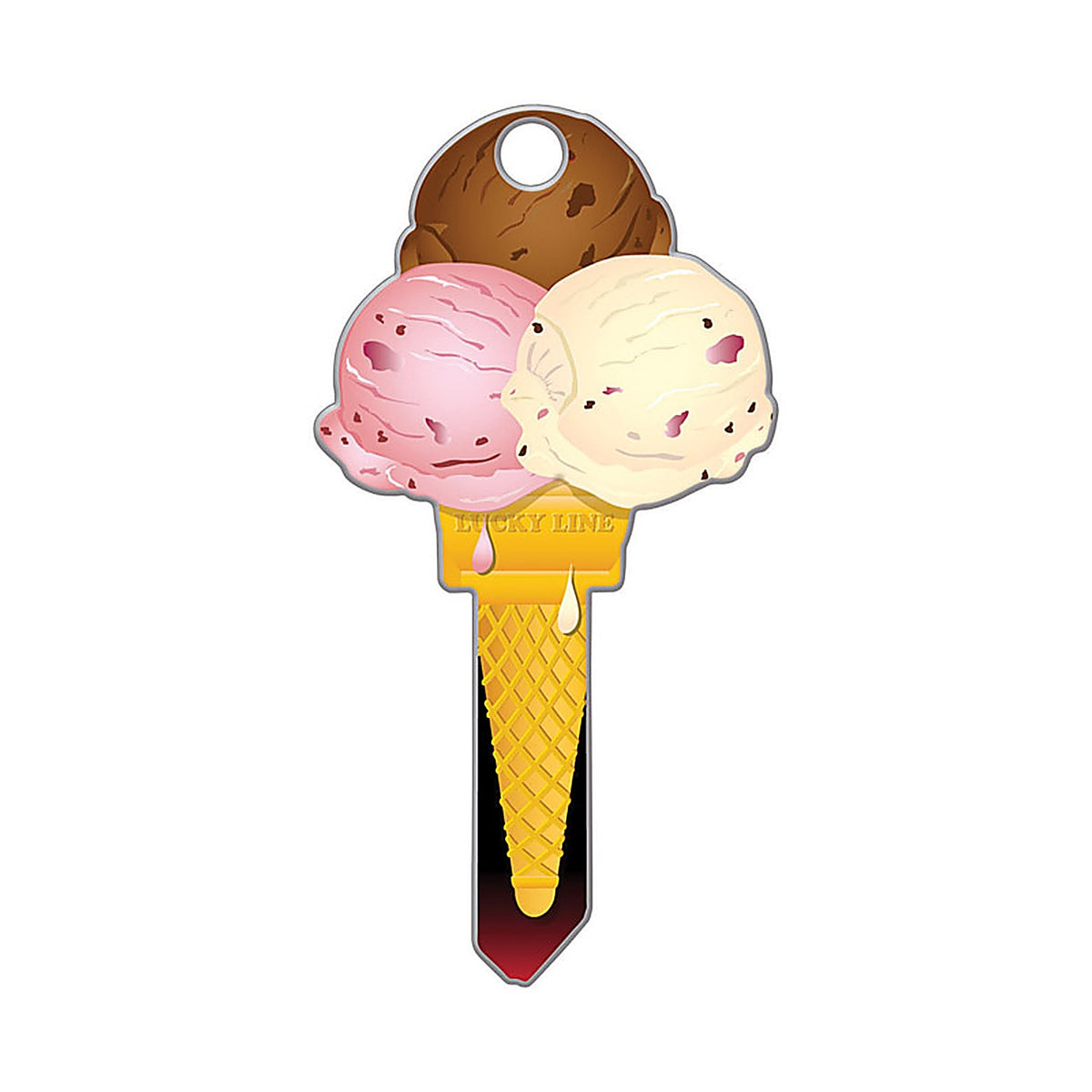 Lucky Line B111K Ice Cream House Key Blank Double sided For Kwikset KW1/11