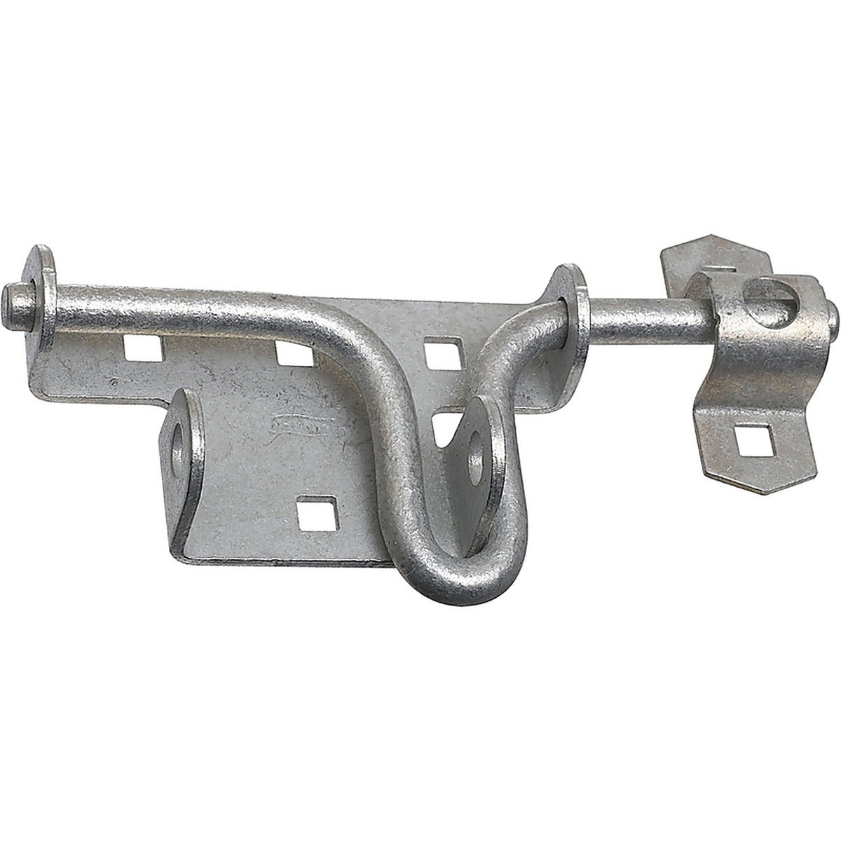 National Hardware - N262-147 - 6.19 In. H X 6 In. W Galvanized Steel Sliding Bolt Door/Gate Latch