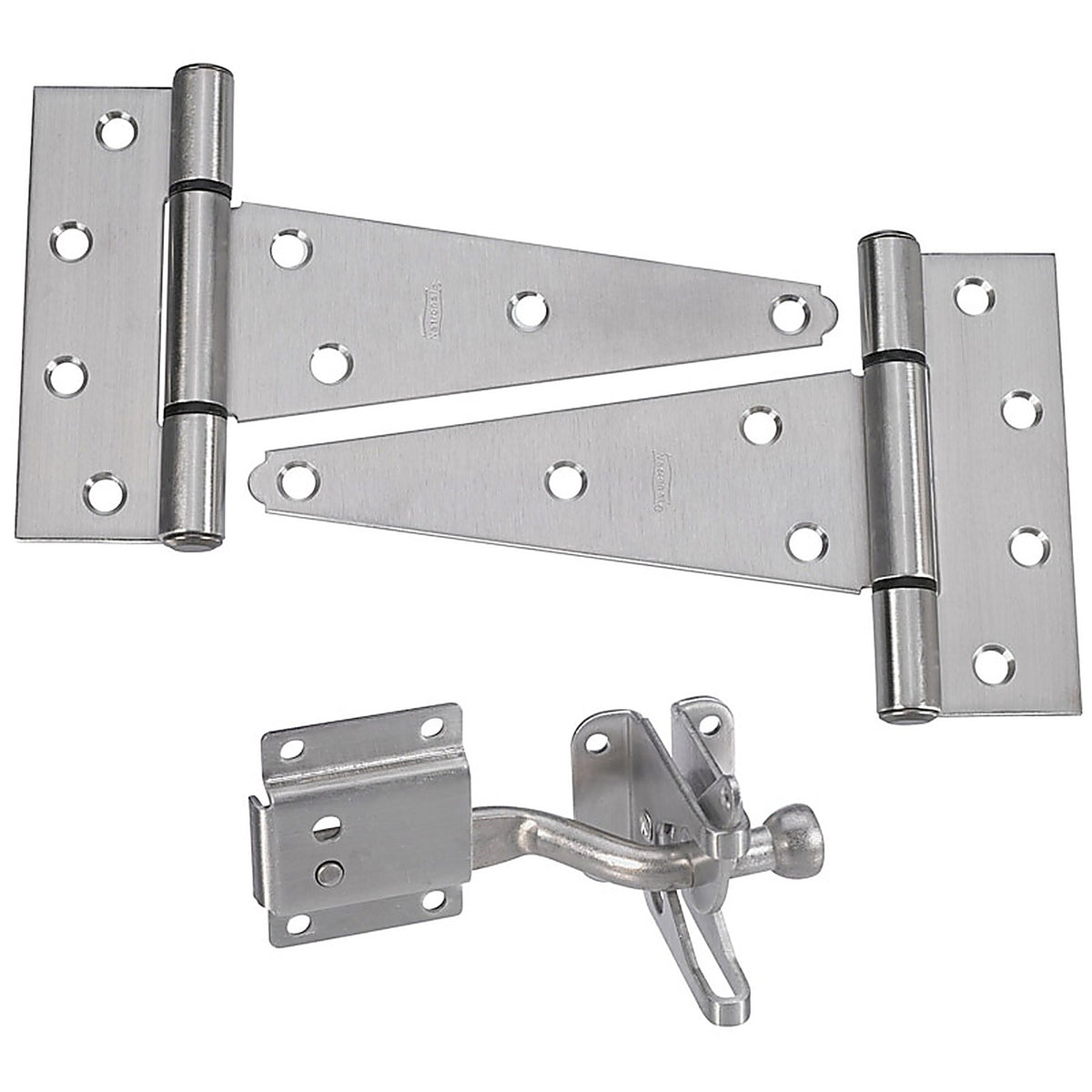 National Hardware N343-434 Silver Stainless Steel Gate Hardware Kit 1 pk