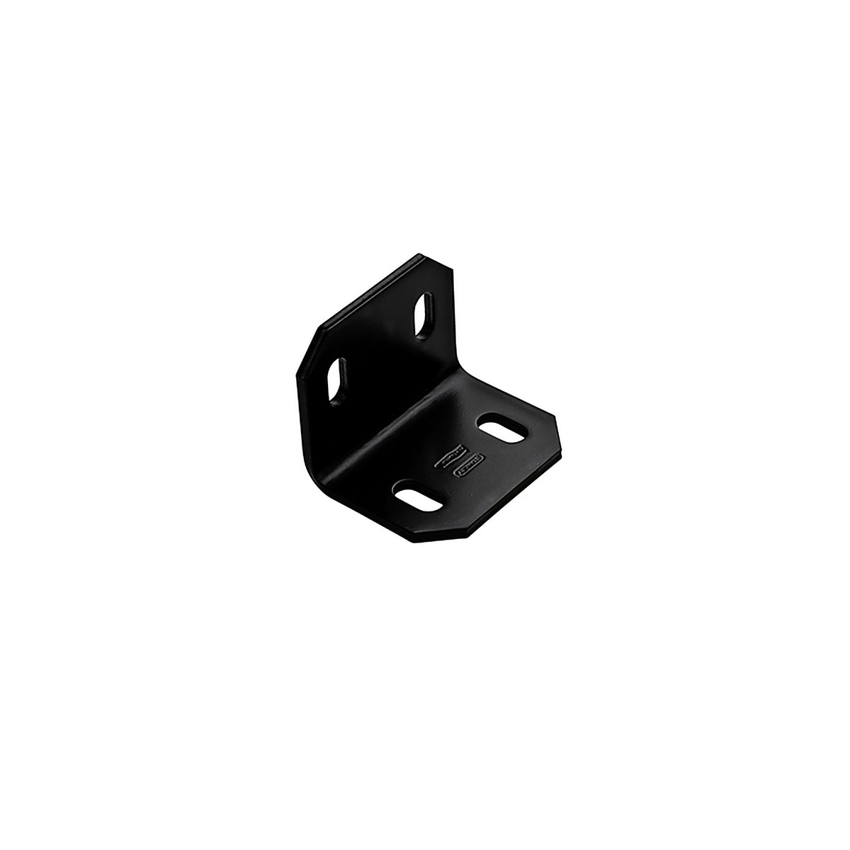 National Hardware N351-495 2.4 in. H x 3 in. W x 0.19 in. D Black Carbon Steel Inside/Outside Square Corner Brace