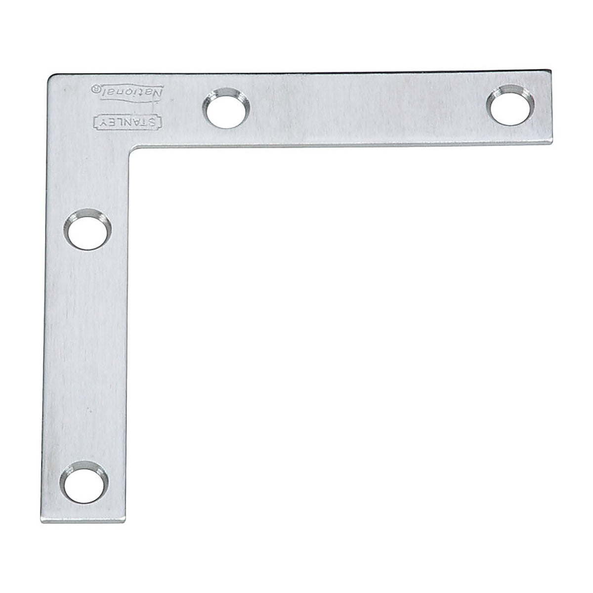 National Hardware - N348-334 - 3 In. H X 1/2 In. W Stainless Steel Flat Corner Brace