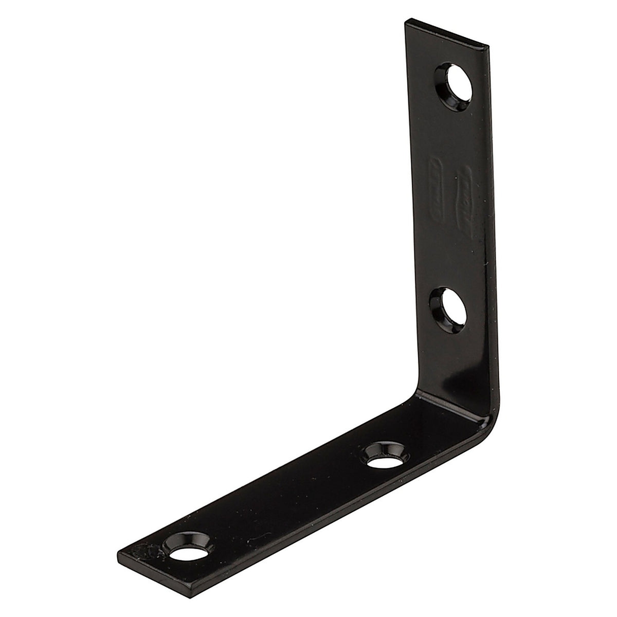 National Hardware N266-483 3 in. H X 0.75 in. W X 0.011 in. D Black Steel Inside Corner Brace