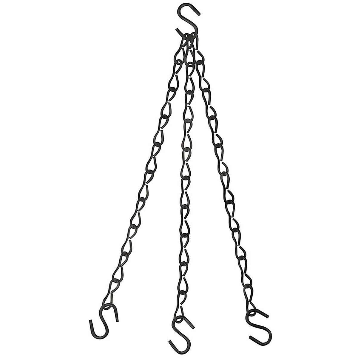National Hardware - N275-024 - Black Steel 18 In. H Decorative Chains 1 Pack