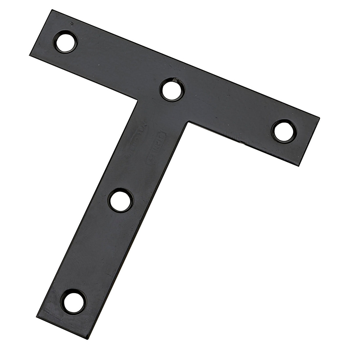 National Hardware N266-470 4 in. H X 0.07 in. W X 4 in. L Black Steel T-Plate