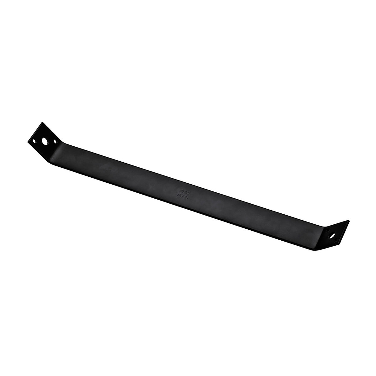 National Hardware N351-473 16.3 in. H X 0.125 in. W X 1.5 in. L Black Carbon Steel Strap Braces
