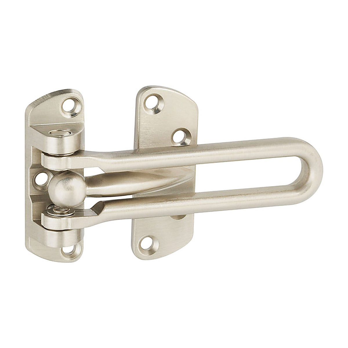National Hardware N335-984 Satin Nickel Silver Zinc Die Cast Door Security Guard
