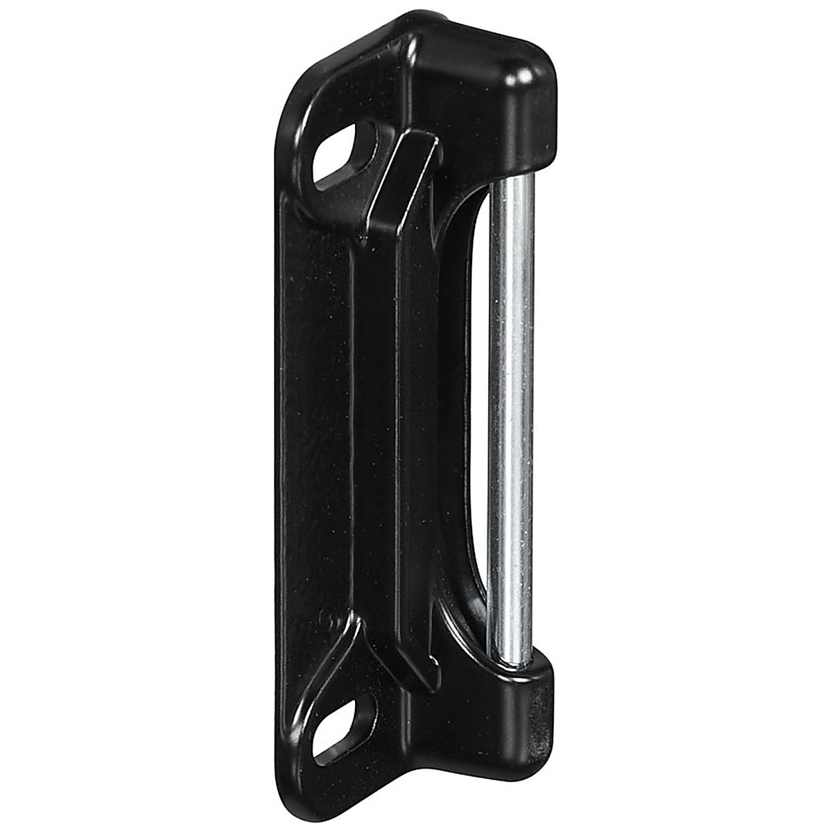 National Hardware - N162-057 - 1 In. H X 2.5 In. L Black Steel Deadbolt Strike
