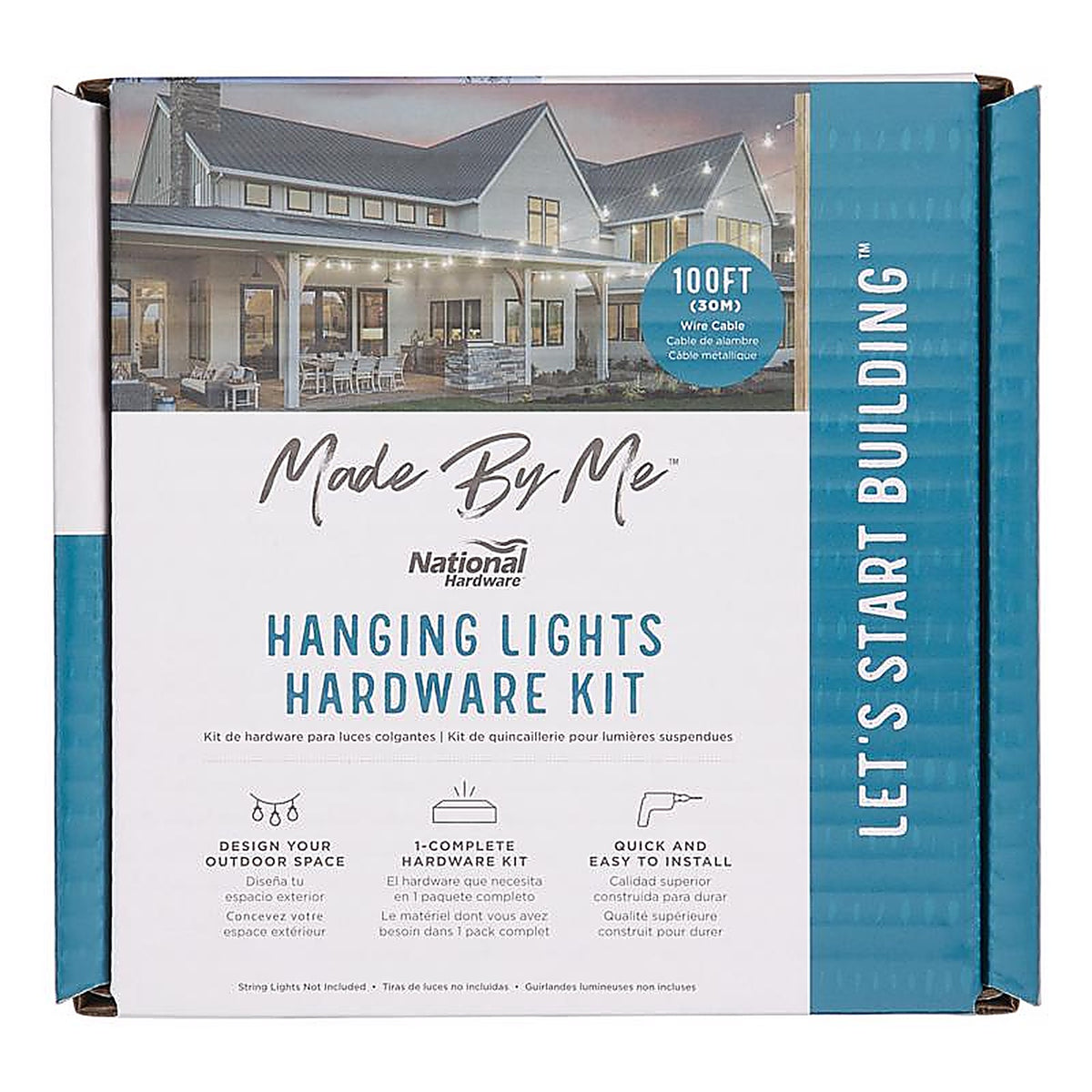 National Hardware N900-001 String Light Hanging Kit