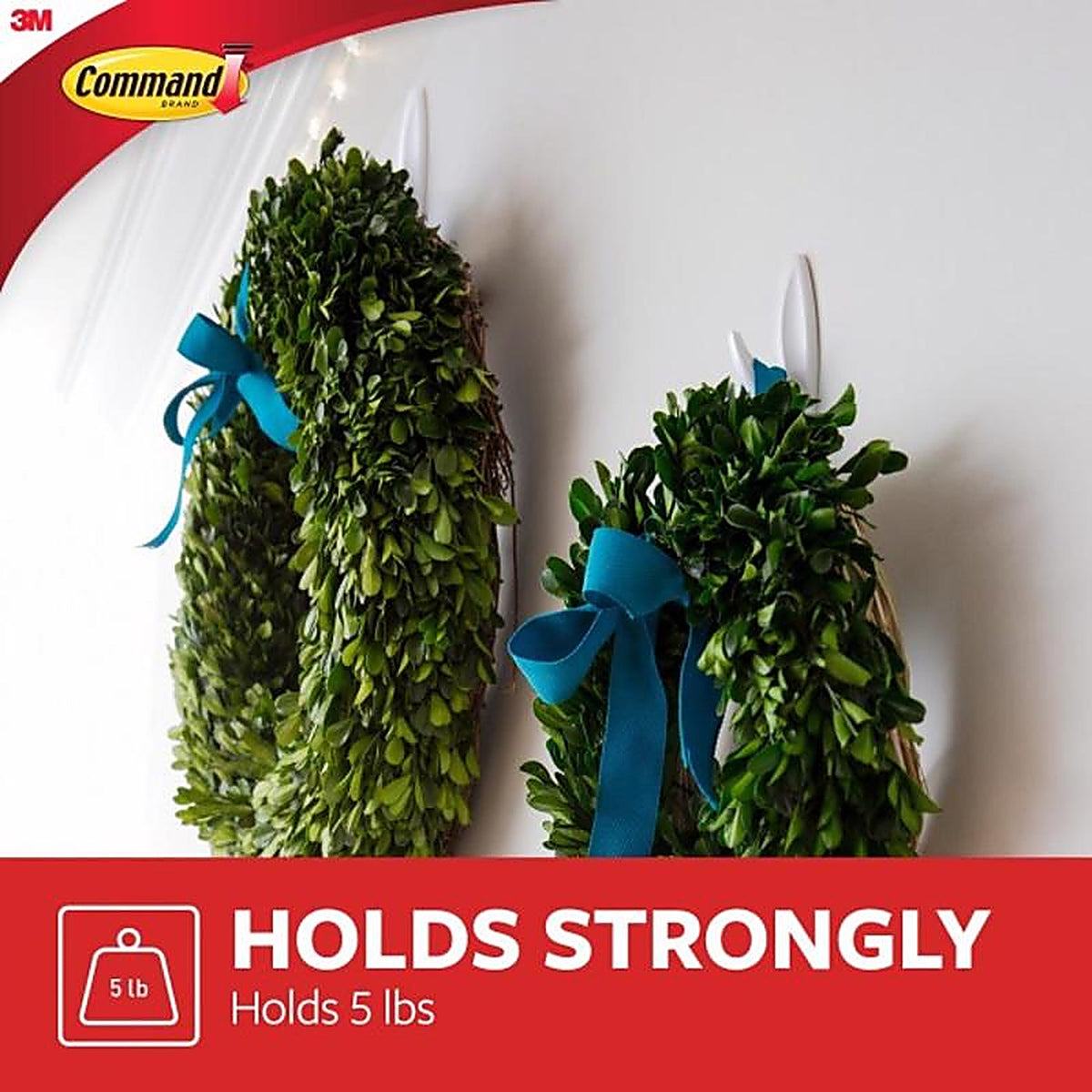 3M 17083-4ES Command Large Plastic Hook 4/Pack