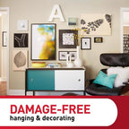 3M 17047-3ES Command Plastic Coated White Hanger Picture Hanger 5 lb. Metal 3/Pack