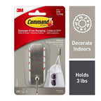 3M 17034BN-ES Command Medium Metal Hook 1/Pack