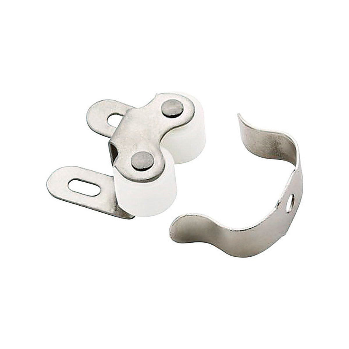 Amerock - 10PK347414 - 1.125 In. W X 1 In. L Nickel Silver Steel Catch 10 Pack