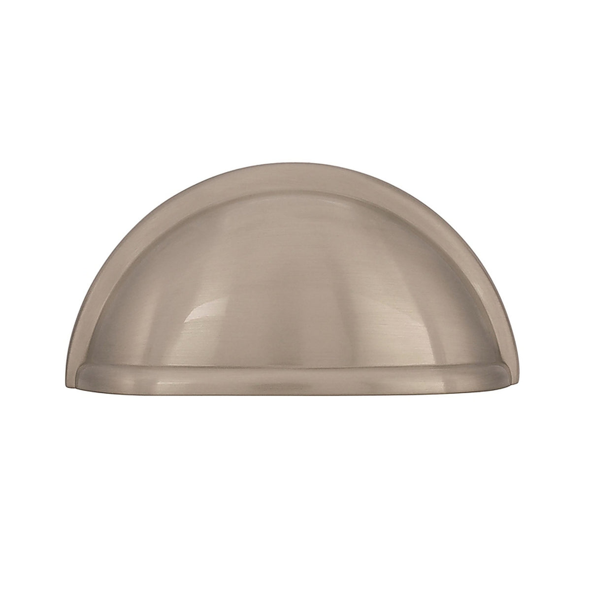 Amerock - 5PK53010G10 - Cup Pull Traditional Cup Cabinet Cup Pull 3 In. Satin Nickel Silver 5 Pack