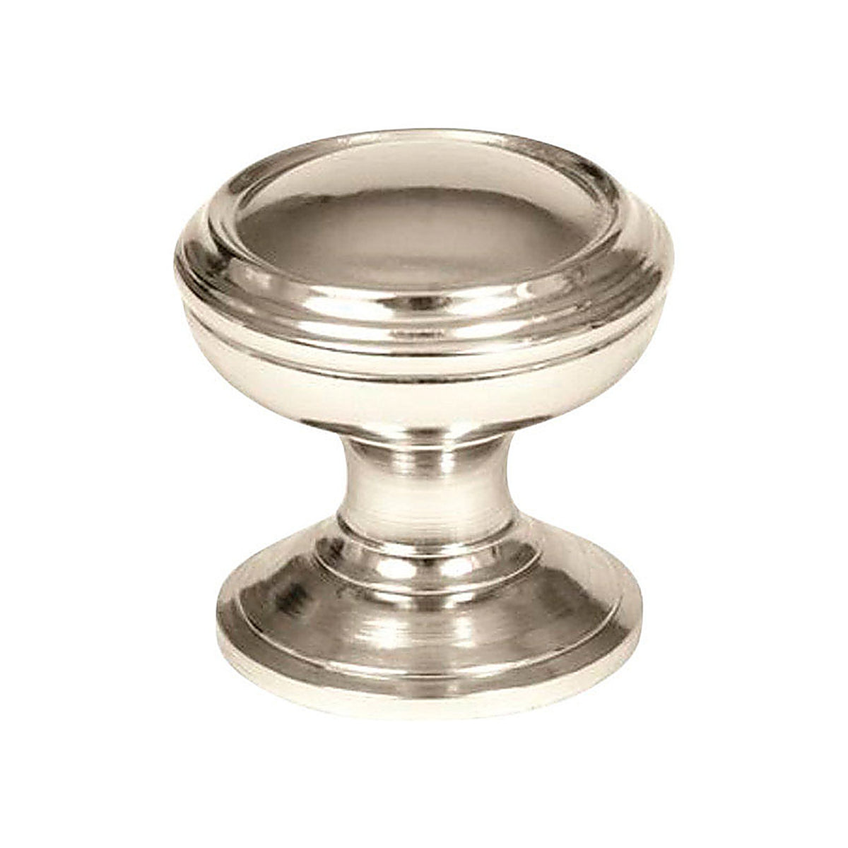 Amerock - 2000659 - Revitalize Round Cabinet Knob 1-1/4 In. D 1-1/4 In. Polished Nickel 1 Pack
