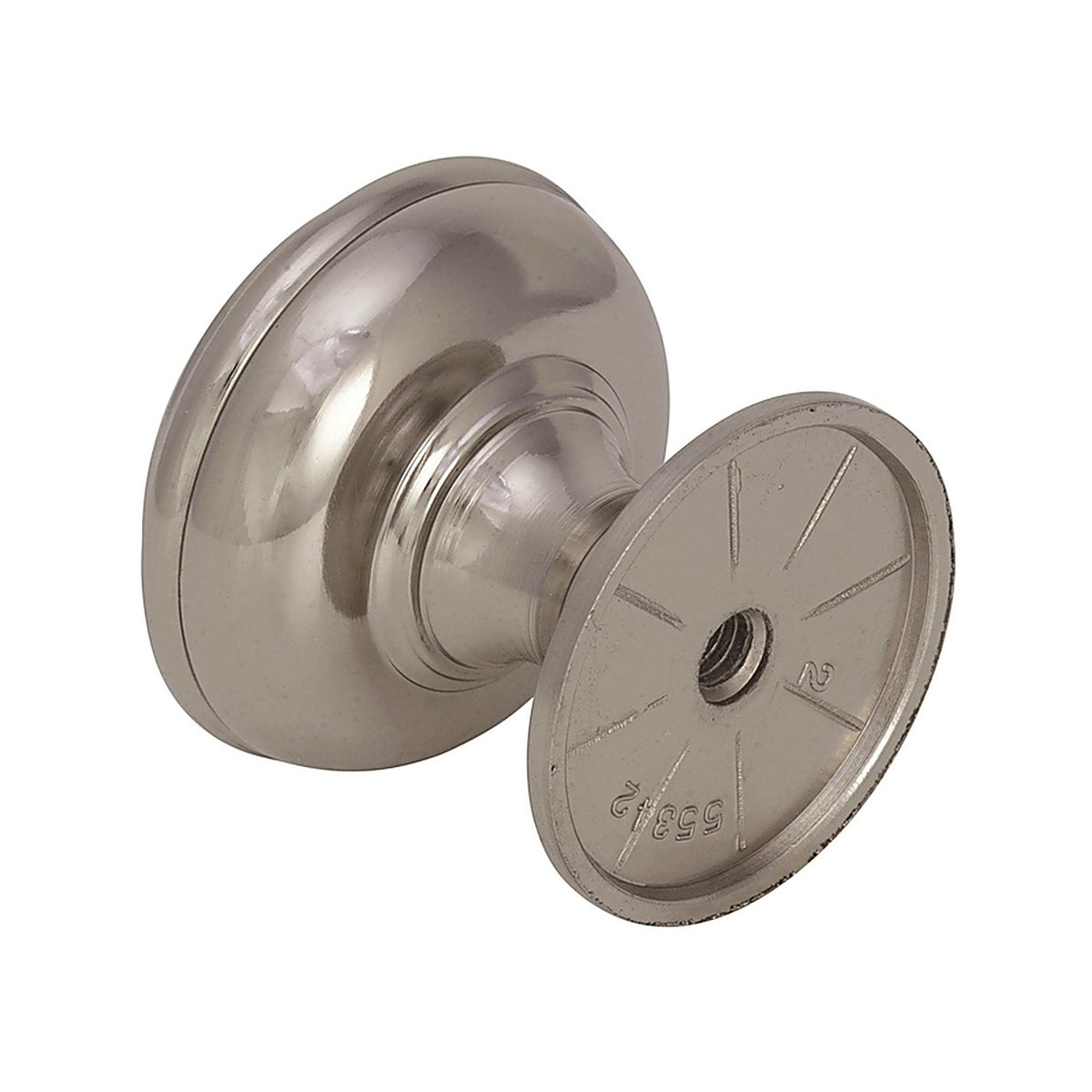 Amerock - 2000659 - Revitalize Round Cabinet Knob 1-1/4 In. D 1-1/4 In. Polished Nickel 1 Pack